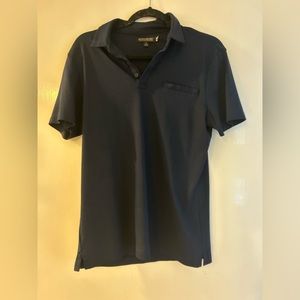 Men’s black polo
